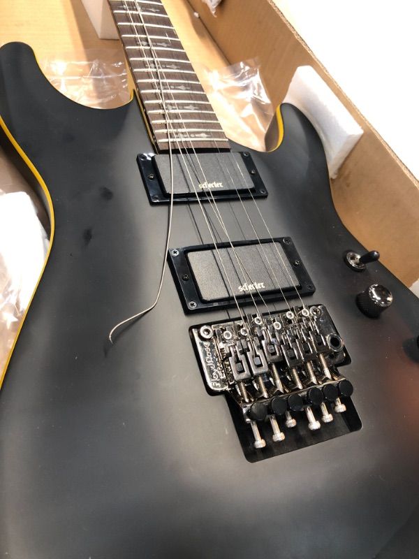 Photo 6 of Schecter Demon 6 Electric Guitar, Aged Black Satin