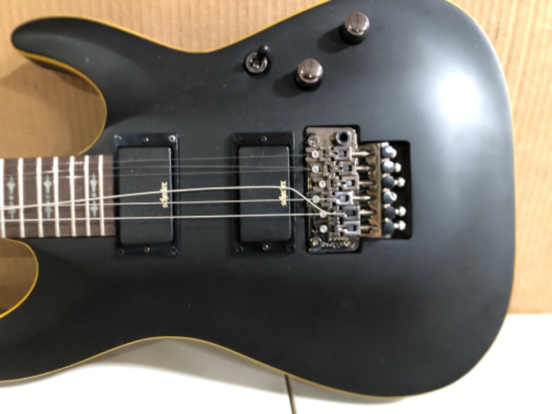 Photo 4 of Schecter Demon 6 Electric Guitar, Aged Black Satin