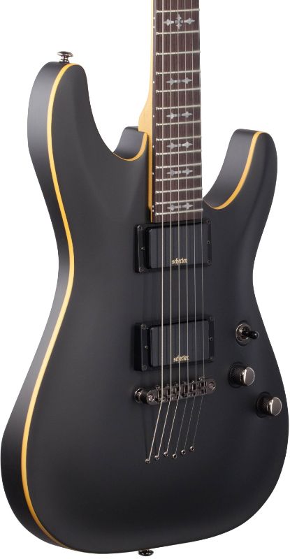 Photo 1 of Schecter Demon 6 Electric Guitar, Aged Black Satin