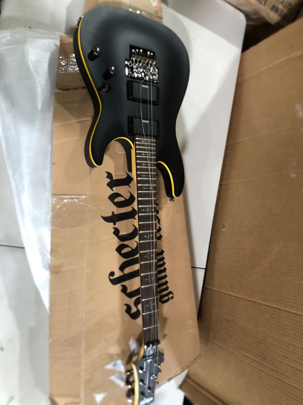 Photo 3 of Schecter Demon 6 Electric Guitar, Aged Black Satin