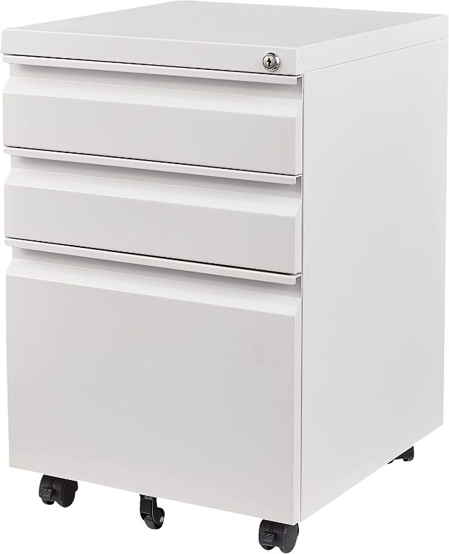 Photo 1 of 1 Drawer Mobile File Cabinet Under Desk Storage Drawers File Cabinets For Home Office,