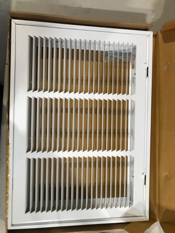 Photo 2 of 18" X 12" Steel Return Air Filter Grille for 1" Filter Removable Face/Door