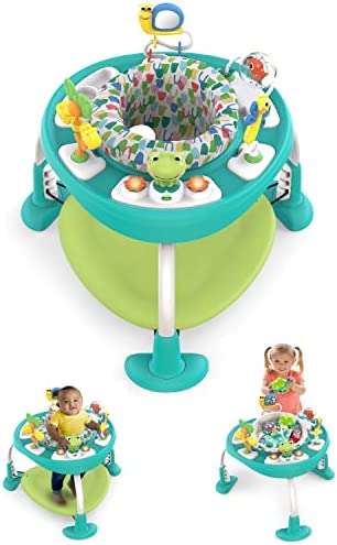 Photo 1 of Bright Starts Bounce Bounce Baby 2-in-1 Activity Center Jumper & Table - Playful Pond (Green), 6 Months+