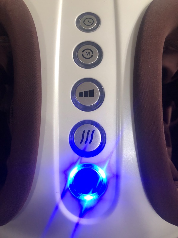 Photo 2 of ** SEE NOTES** PERLEVI Foot Massager Machine with Heat, Deep Rolling Kneading Therapy Massager, Air Compression Heated Massager to Plantar Fasciitis and Tired Muscles, Shiatsu Massager Fits Feet Up to Men Size 12