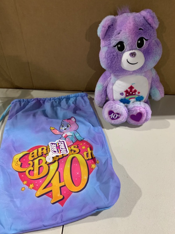 Photo 2 of Care Bears Care-a-Lot Bear, 40th Anniversary Slumber Party Set - Amazon Exclusive