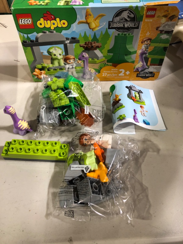 Photo 2 of LEGO DUPLO Jurassic World Dinosaur Nursery 10938 Building Toy Set for Preschool Kids, Toddler Boys and Girls Ages 2+ (27 Pieces)