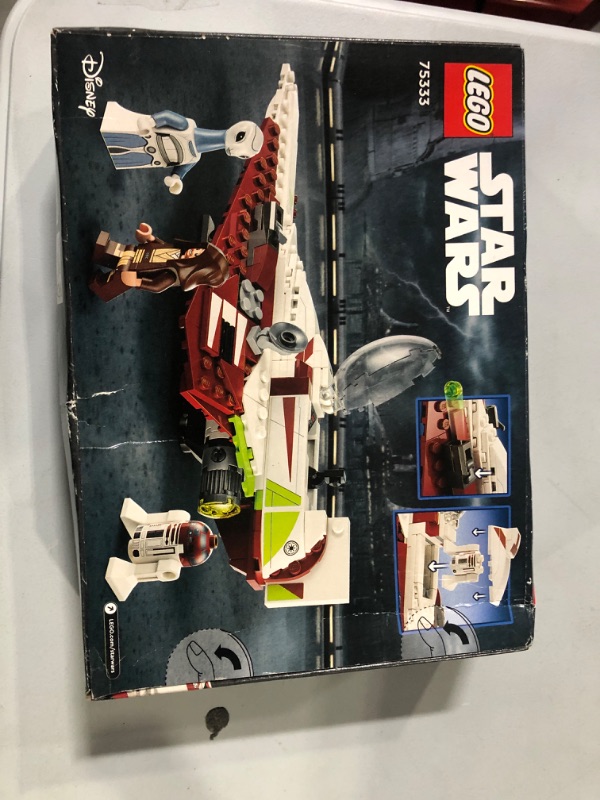 Photo 2 of LEGO Star Wars OBI-Wan Kenobi’s Jedi Starfighter 75333 Building Toy Set for Kids, Boys, and Girls Ages 7+ (282 Pieces)