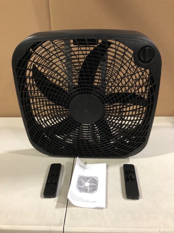 Photo 2 of **SEE NOTES**
Amazon Basics 3 Speed Box Fan, 20-Inch 20-inch Box Fan