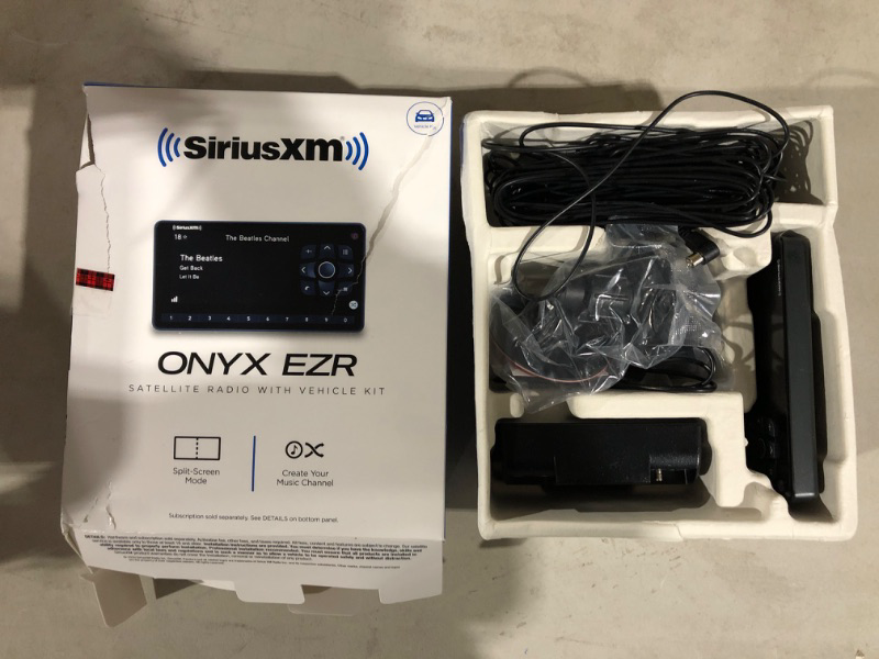 Photo 2 of SiriusXM SXEZR1V1 Onyx EZR Satellite Radio & NGVA3 Magnetic Antenna Mount for Your Vehicle.