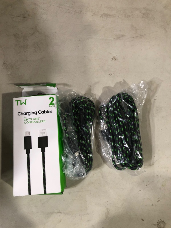 Photo 2 of TALK WORKS Controller Charger Cord for Xbox One - 2 Pack 