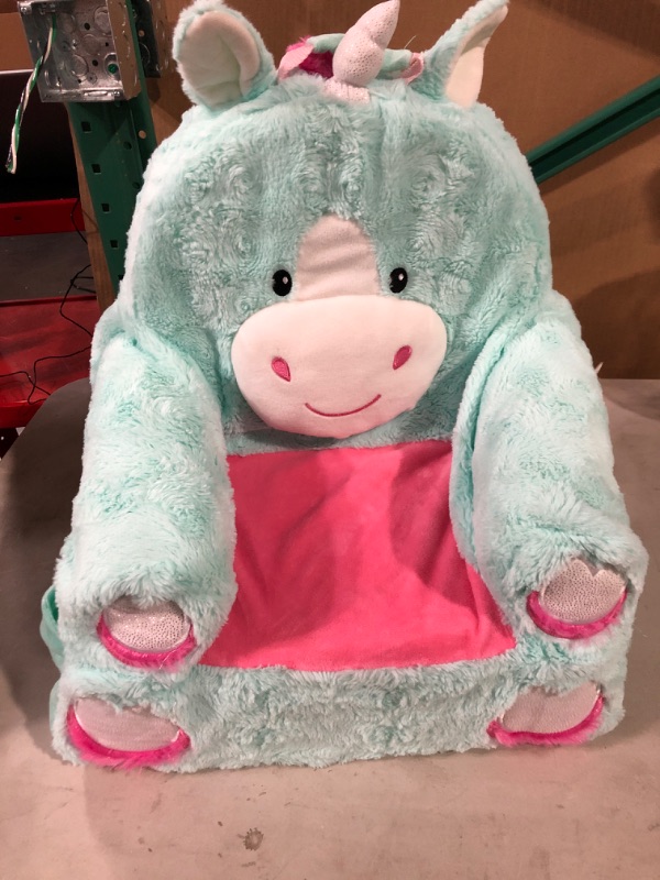 Photo 2 of Animal Adventure | Sweet Seats | Teal Unicorn | Soft Plush Children's Chair