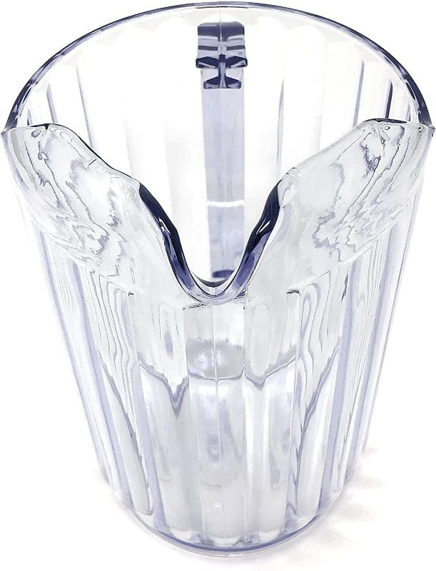 Photo 1 of  Clear Plastic Water Pitcher.