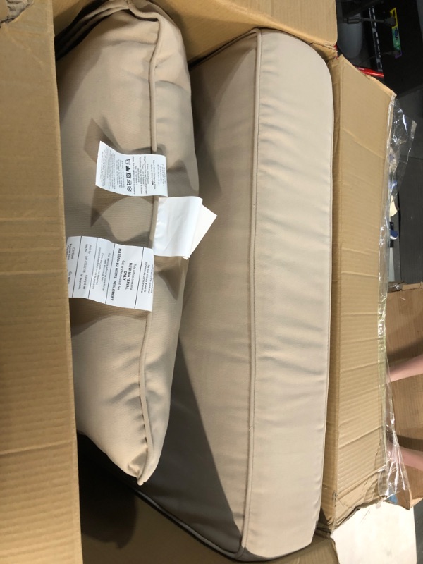 Photo 2 of **USED** Amazon Basics Deep Seat Patio Seat and Back Cushion Set