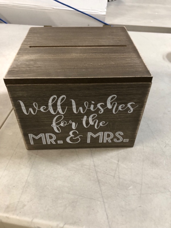 Photo 3 of Hobby Lobby Studio His & Hers Well Wishes For The Mr. & Mrs. Wood Box