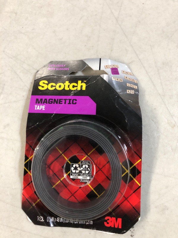 Photo 1 of 1.33Yd Of Scotch Magnetic Tape