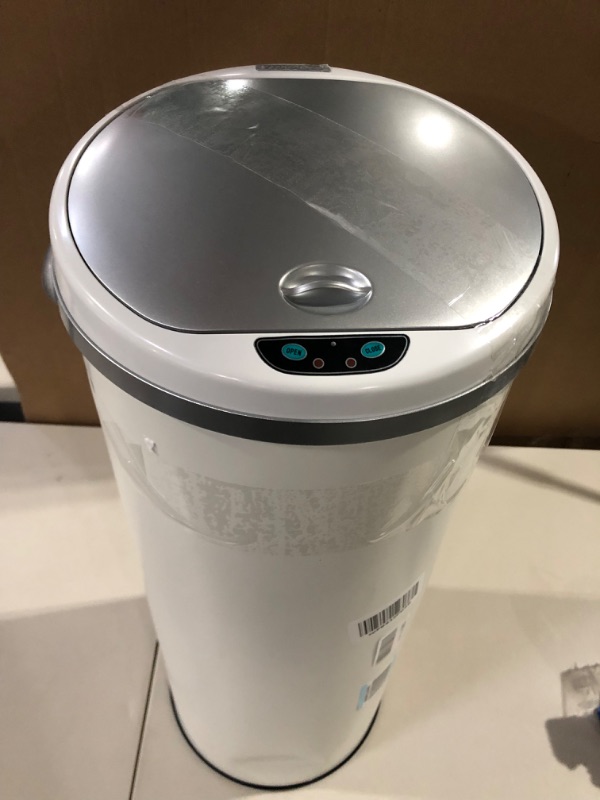 Photo 3 of iTouchless 13 Gallon Touchless Sensor Trash Can with Odor Filter System