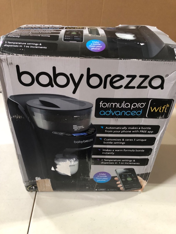 Photo 2 of Baby Brezza Formula Pro Mini Baby Formula Maker – Small Baby Formula Mixer Machine Fits Small Spaces and is Portable for Travel– Bottle Makers Makes The Perfect Bottle for Your Infant On The Go Advanced, WiFi