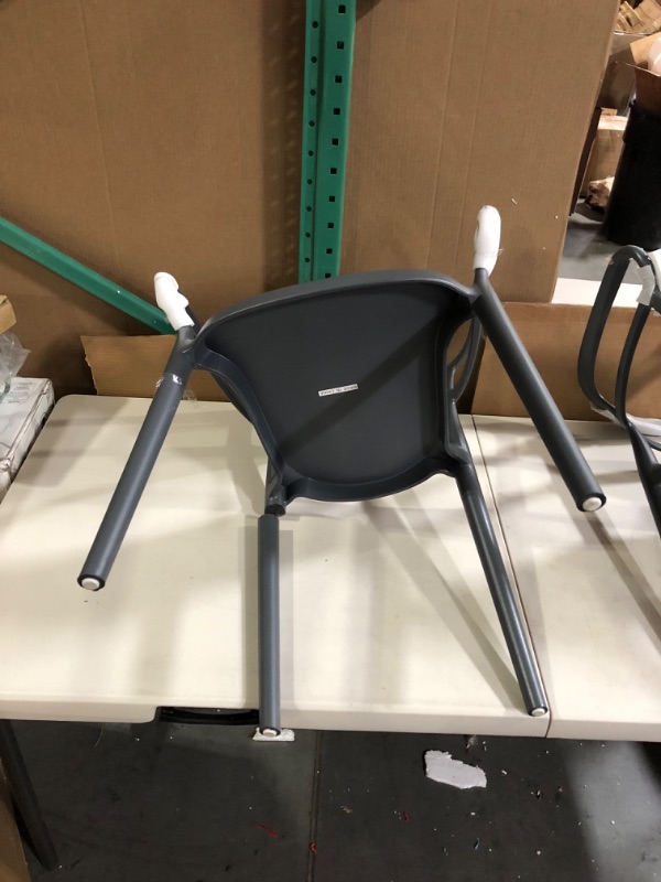Photo 2 of (2) Amazon Basics Dark Grey, Curved Back Dining Chair