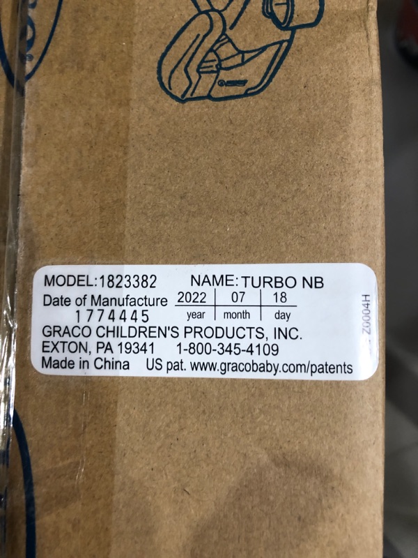 Photo 2 of Graco TurboBooster Backless Booster Car Seat, Galaxy