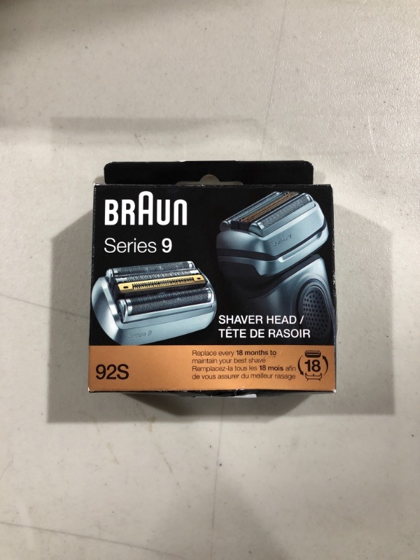 Photo 2 of Braun Series 9 92S Electric Shaver Head Replacement Cassette, Compatible with all Series 9 Electric Razors 9290cc, 9291cc, 9370cc, 9293s, 9385cc, 9390cc, 9330s, 9296cc