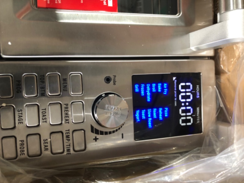 Photo 2 of **SEE NOTES** NUWAVE Bravo Air Fryer Toaster Smart Oven, 12-in-1 Countertop Convection, 30-QT Brushed Stainless Steel Look