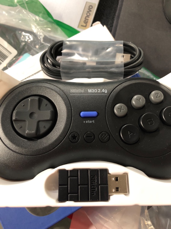 Photo 2 of 8Bitdo M30 2.4G Wireless Gamepad for Sega Genesis Mini and Mega Drive Mini - Sega Genesis