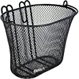 Photo 2 of Basket with Hooks Black, Front, Removable, Wire mesh Small, Kids Bicycle Basket, Black