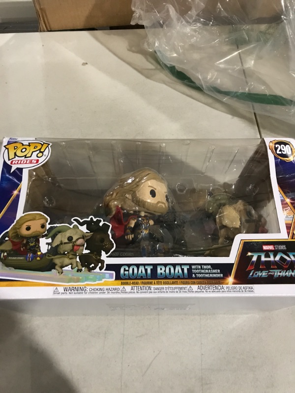 Photo 2 of Funko Pop! Ride Super Deluxe: Marvel's Thor: Love and Thunder - The Goat Boat