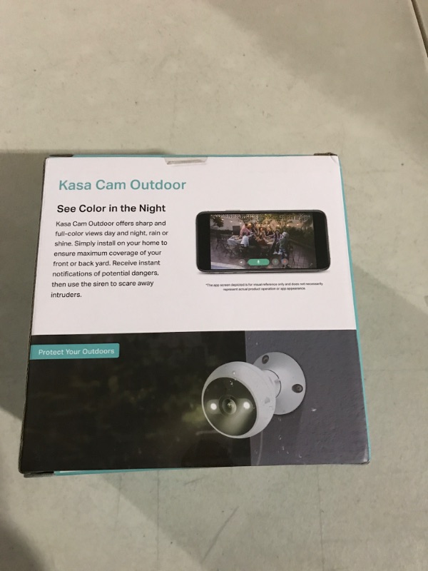 Photo 2 of Kasa 4MP 2K Security Camera Outdoor Wired, IP65, Starlight Sensor & 98 Ft Night Vision, Motion/Person Detection, 2-Way Audio w/Siren, Cloud/SD Card Storage, Alexa &Google Assistant Compatible(KC420WS)