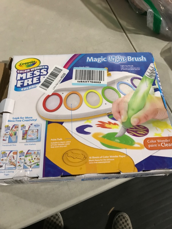 Photo 2 of Crayola Color Wonder Magic Light Brush, Mess Free Painting, Gift for Kids, 3, 4, 5, 6