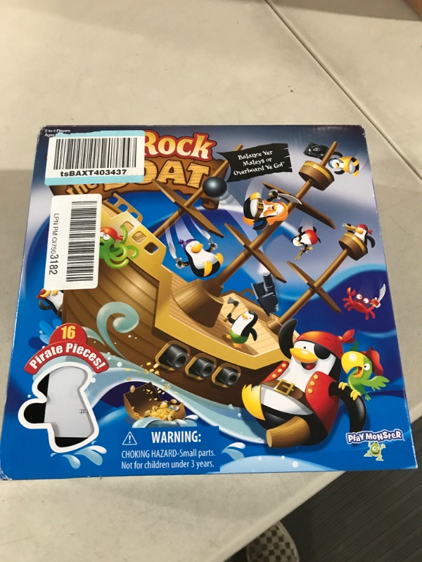 Photo 2 of Don't Rock The Boat — Children's Game — Balance Yer Mateys or Overboard Ye Go — For Ages 5+ — 2-4 Players