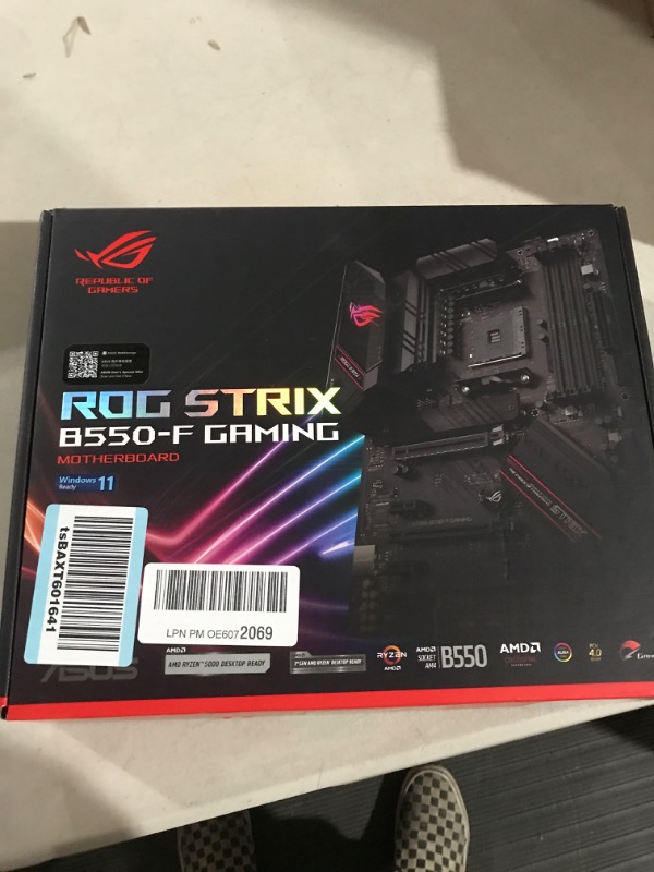 Photo 3 of ASUS ROG Strix B550-F Gaming AMD AM4 Zen 3 Ryzen 5000 & 3rd Gen Ryzen ATX Gaming Motherboard (PCIe 4.0, 2.5Gb LAN, BIOS Flashback, HDMI 2.1, Addressable Gen 2 RGB Header and Aura Sync)