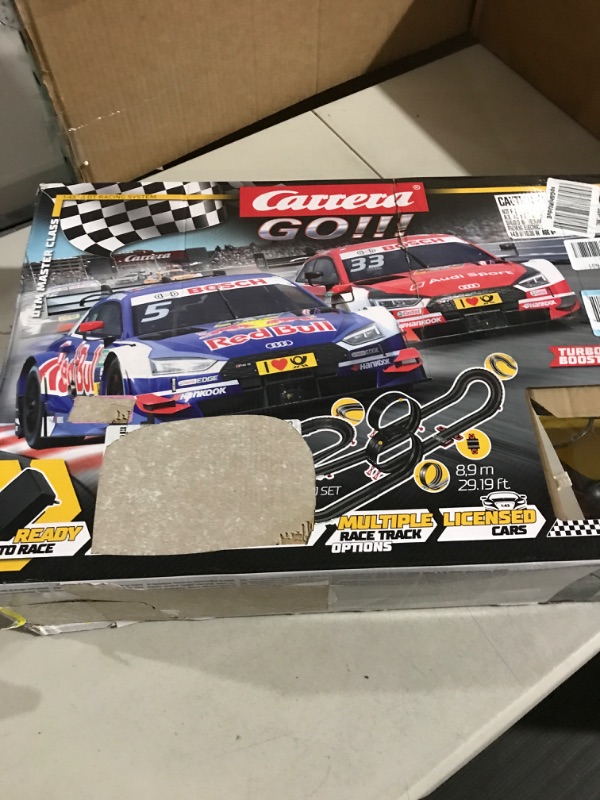 Photo 2 of Carrera GO!!! DTM Master Class Slot Car 29 Ft Racetrack Set w/ Speed Controllers