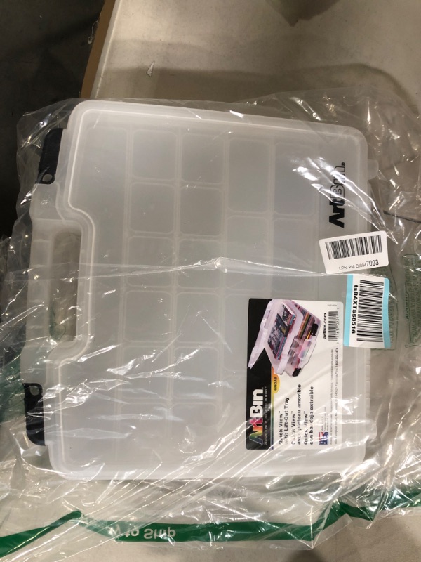 Photo 2 of Artbin Quick View Deep Base Carrying Case-15x3.25x14.375 Translucent