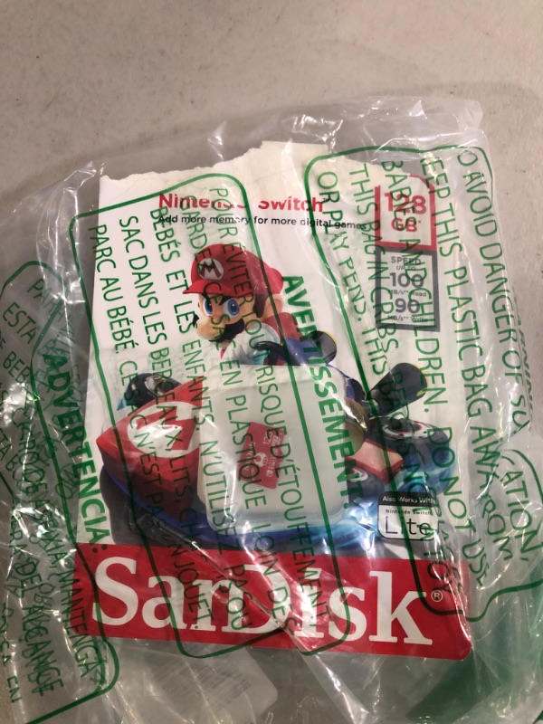 Photo 2 of SanDisk 128GB microSDXC-Card, Licensed for Nintendo-Switch - 