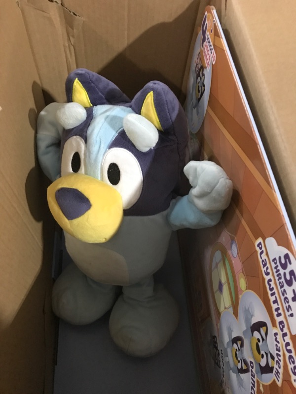 Photo 3 of Bluey Dance and Play 14" Animated Plush | Over 55 Phrases and Songs, Multicolor