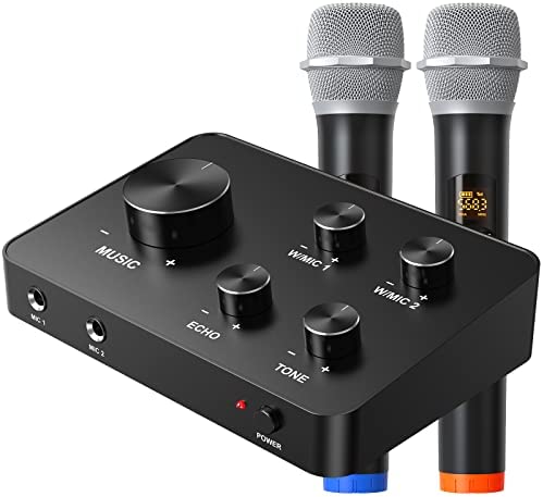 Photo 1 of Rybozen Wireless Microphone Karaoke Mixer System, Dual Handheld Wireless Microphone 