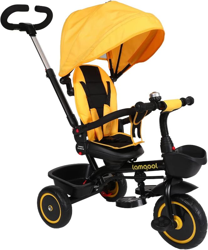 Photo 1 of Lamgool Toddler Tricycles 4 in 1 Stroll Trike
