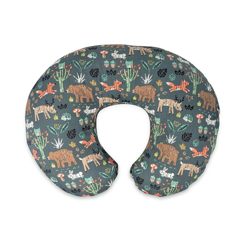 Photo 1 of Boppy Nursing Pillow and Positioner—Original | Green Forest Animals 