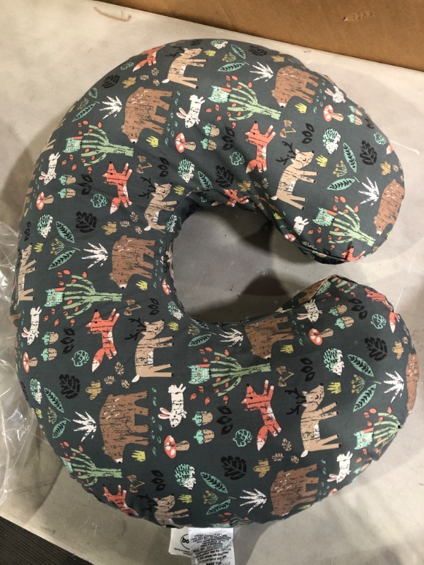 Photo 2 of Boppy Nursing Pillow and Positioner—Original | Green Forest Animals 