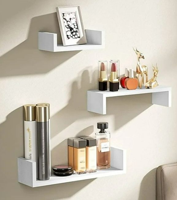 Photo 1 of 
SRIWATANA Floating Shelves Wall Mounted, Solid Wood Wall Shelves,