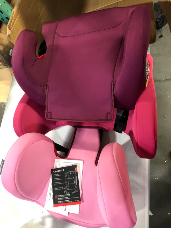 Photo 2 of Diono Cambria 2 XL 2-in-1 Belt Positioning Booster Seat, Pink