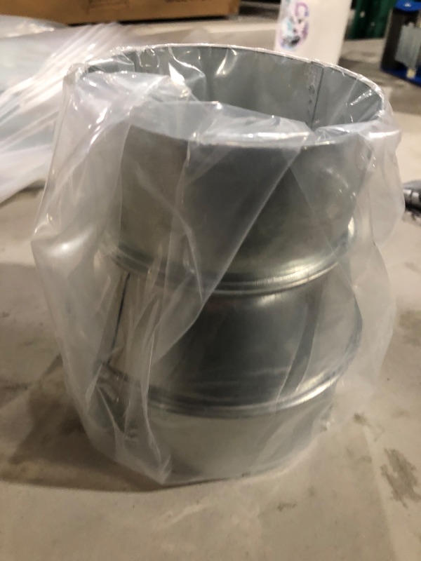 Photo 2 of Air Duct Reducer 5" to 4", A-KARCK Round Duct Adapter Galvanized Steel for Inline Ventilation System, Connect Pipe with Duct Fan or Dryer Vent 5 inch to 4 inch