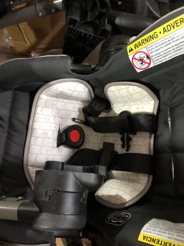 Photo 4 of Graco Modes Element Travel System, Includes Baby Stroller with Reversible Seat, Extra Storage, Child Tray and SnugRide 35 Lite LX Infant Car Seat, Redmond Element Redmond