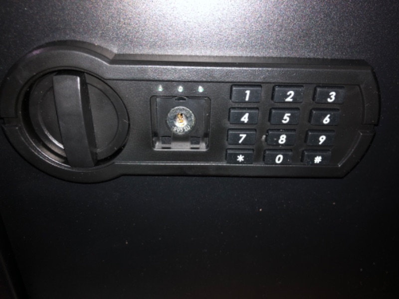 Photo 4 of Amazon Basics Steel Home Security Safe with Programmable Keypad 