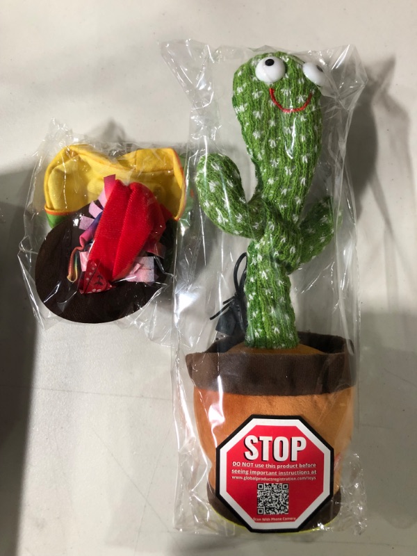 Photo 1 of Chuchik Dancing Talking Cactus Toy, 1 pack