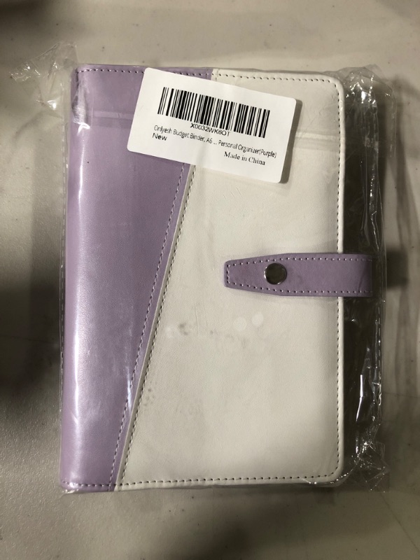 Photo 2 of Onlyesh 14Pcs Budget Binder with Cash Envelopes- White-purple