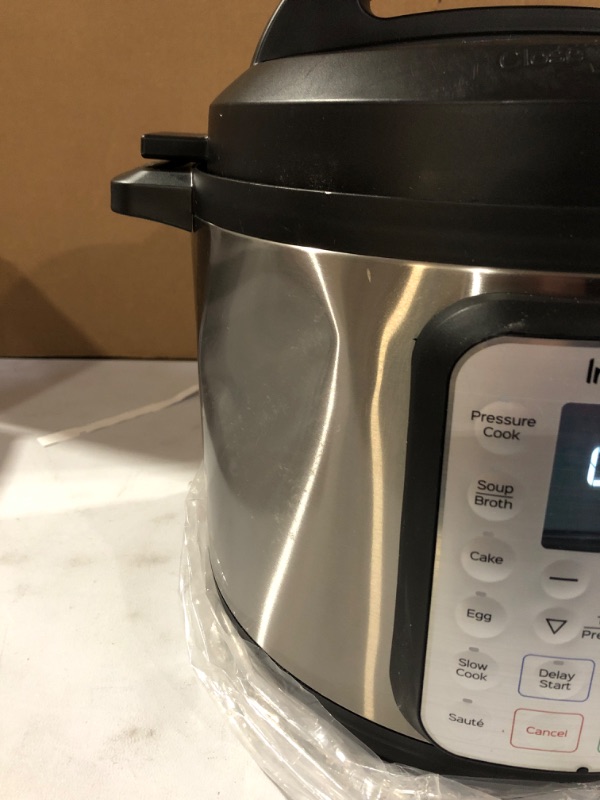 Photo 2 of [DAMAGED] Instant Pot DUO Plus 8 Qt 9-in-1 Multi- Use Programmable Pressure Cooker