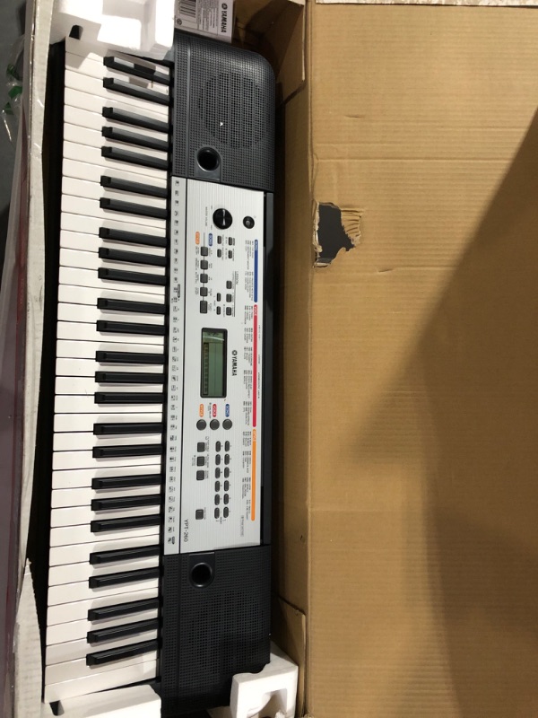 Photo 3 of YAMAHA YPT260 61-Key Portable Keyboard with Power Adapter (Amazon-Exclusive) YPT-260 Keyboard & Power Supply