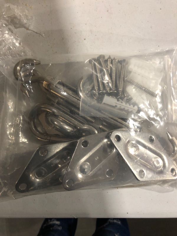 Photo 2 of  Sun Shade Sail Hardware Kit, Heavy Duty 316 Stainless Steel for Rectangle Shade Sails Installation 